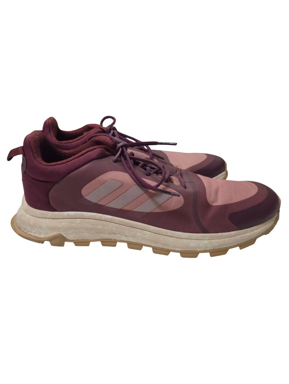 Adidas Cloudfoam Response Trail X Sneakers Womens 11 Red Running Shoes Hiking